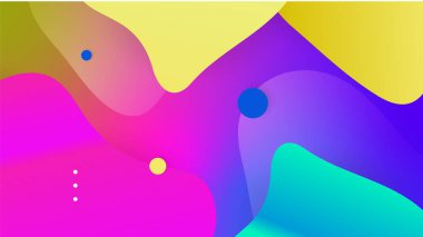 Modern renkli renkli soyut arka plan şablon tasarımı. Vektör soyut grafik tasarım sancak deseni sunum arkaplan şablonu.