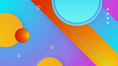 Modern renkli renkli soyut arka plan şablon tasarımı. Vektör soyut grafik tasarım sancak deseni sunum arkaplan şablonu.