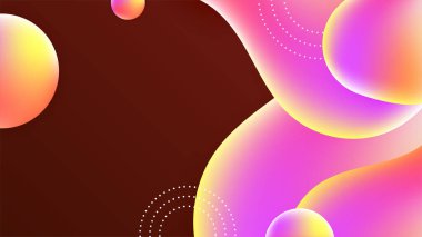 Modern renkli renkli soyut arka plan şablon tasarımı. Vektör soyut grafik tasarım sancak deseni sunum arkaplan şablonu.