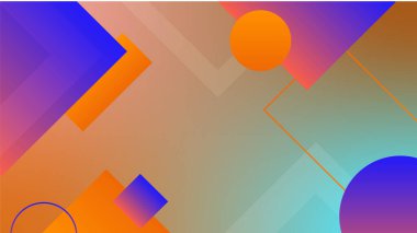 Modern renkli renkli soyut arka plan şablon tasarımı. Vektör soyut grafik tasarım sancak deseni sunum arkaplan şablonu.