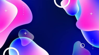 Modern renkli renkli soyut arka plan şablon tasarımı. Vektör soyut grafik tasarım sancak deseni sunum arkaplan şablonu.