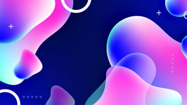 Modern renkli renkli soyut arka plan şablon tasarımı. Vektör soyut grafik tasarım sancak deseni sunum arkaplan şablonu.