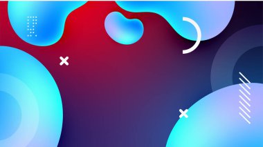 Modern renkli renkli soyut arka plan şablon tasarımı. Vektör soyut grafik tasarım sancak deseni sunum arkaplan şablonu.