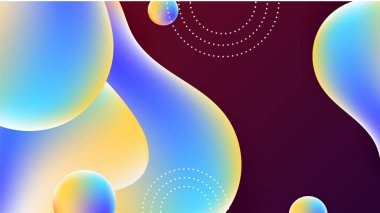 Modern renkli renkli soyut arka plan şablon tasarımı. Vektör soyut grafik tasarım sancak deseni sunum arkaplan şablonu.