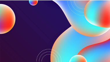 Modern renkli renkli soyut arka plan şablon tasarımı. Vektör soyut grafik tasarım sancak deseni sunum arkaplan şablonu.