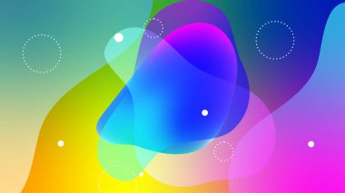 Modern renkli renkli soyut arka plan şablon tasarımı. Vektör soyut grafik tasarım sancak deseni sunum arkaplan şablonu.