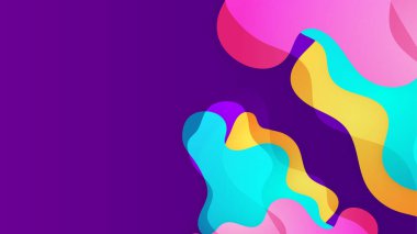 Modern renkli renkli soyut arka plan şablon tasarımı. Vektör soyut grafik tasarım sancak deseni sunum arkaplan şablonu.