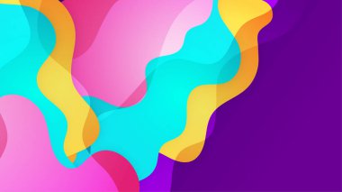 Modern renkli renkli soyut arka plan şablon tasarımı. Vektör soyut grafik tasarım sancak deseni sunum arkaplan şablonu.