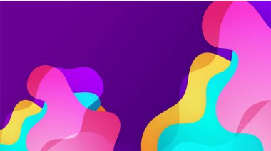 Modern renkli renkli soyut arka plan şablon tasarımı. Vektör soyut grafik tasarım sancak deseni sunum arkaplan şablonu.