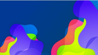 Modern renkli renkli soyut arka plan şablon tasarımı. Vektör soyut grafik tasarım sancak deseni sunum arkaplan şablonu.