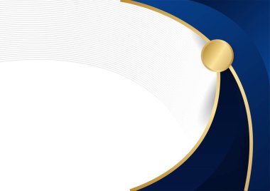 İş sunumu tasarım şablonu için modern mavi soyut arkaplan