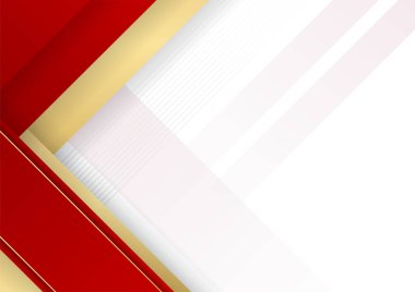 İş sunumu tasarım şablonu için modern kırmızı beyaz soyut arkaplan
