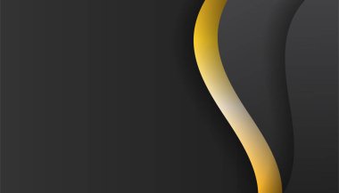 Özet siyah ve altın arkaplan