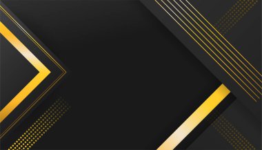 Özet siyah ve altın arkaplan