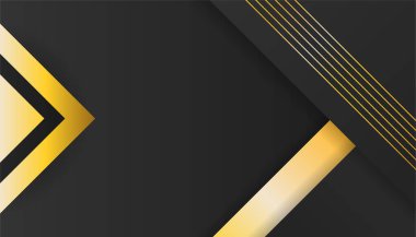 Özet siyah ve altın arkaplan