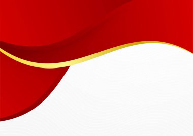 İş sunumu tasarım şablonu için modern kırmızı beyaz soyut arkaplan