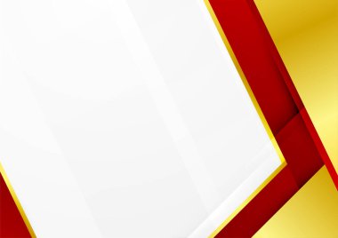 İş sunumu tasarım şablonu için modern kırmızı beyaz soyut arkaplan