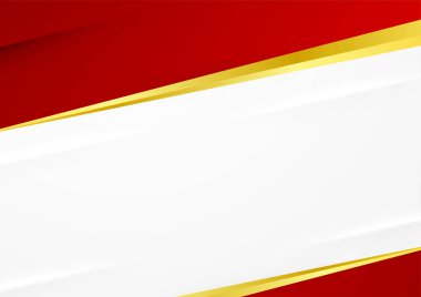 İş sunumu tasarım şablonu için modern kırmızı beyaz soyut arkaplan