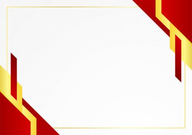 İş sunumu tasarım şablonu için modern kırmızı beyaz soyut arkaplan