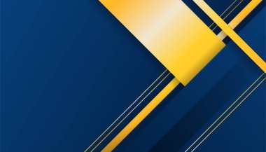 Soyut Mavi ve Altın Arkaplan