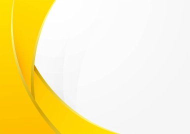 İş sunumu tasarım şablonu için modern turuncu beyaz soyut arkaplan