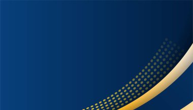 Soyut Mavi ve Altın Arkaplan