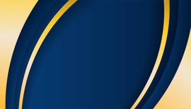 Soyut Mavi ve Altın Arkaplan