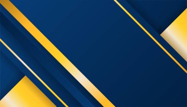 Soyut Mavi ve Altın Arkaplan