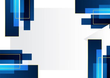 İş sunumu tasarım şablonu için modern mavi soyut arkaplan