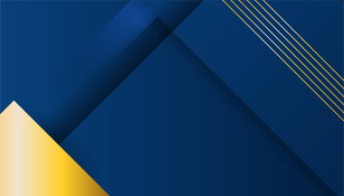 Soyut Mavi ve Altın Arkaplan