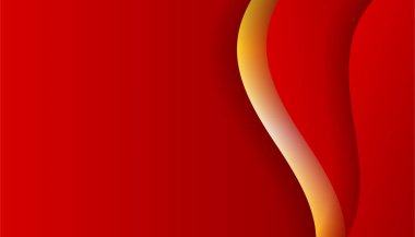 Soyut kırmızı ve altın arkaplan