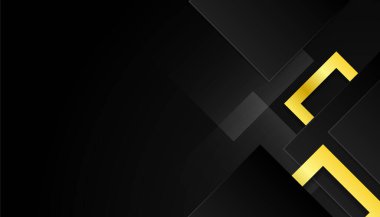 Özet siyah ve altın arkaplan