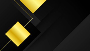 Özet siyah ve altın arkaplan