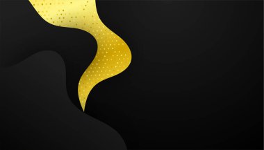 Özet siyah ve altın arkaplan