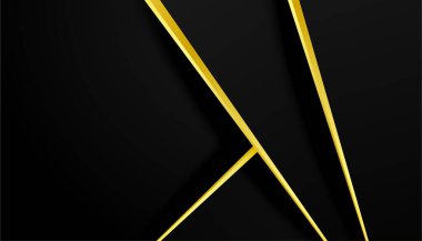 Özet siyah ve altın arkaplan