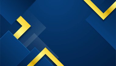 Soyut Mavi ve Altın Arkaplan