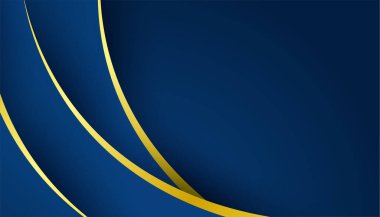 Soyut Mavi ve Altın Arkaplan