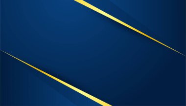 Soyut Mavi ve Altın Arkaplan