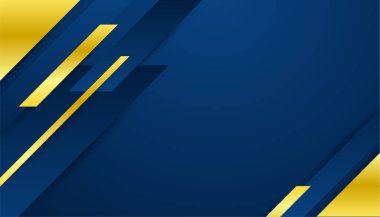 Soyut Mavi ve Altın Arkaplan