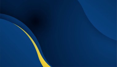 Soyut Mavi ve Altın Arkaplan