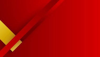 Soyut kırmızı ve altın arkaplan