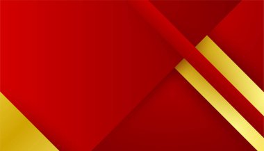 Soyut kırmızı ve altın arkaplan