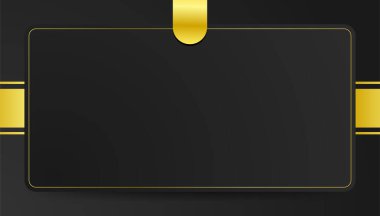 Özet siyah ve altın arkaplan