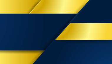 Soyut Mavi ve Altın Arkaplan