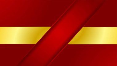 Soyut kırmızı ve altın arkaplan