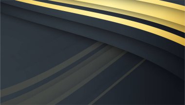 Özet siyah ve altın arkaplan