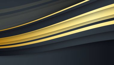 Özet siyah ve altın arkaplan