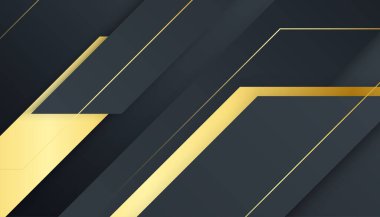 Özet siyah ve altın arkaplan