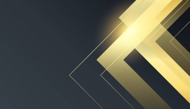 Özet siyah ve altın arkaplan