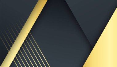 Özet siyah ve altın arkaplan